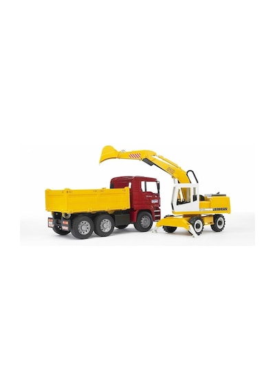 BR02751 Man Damperli Kamyon ve Liebherr Ekskavatör +4 yaş