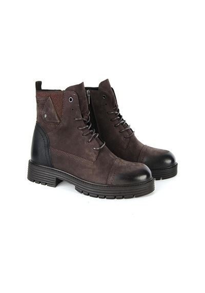 Pierre Cardin Erkek Casual Bot 77650 - Kahverengi Nubuk Kahverengi