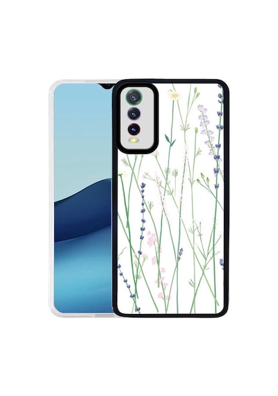 Zore Vivo Y20s Kılıf Nvth M-fit Desenli Kapak - Flower No4