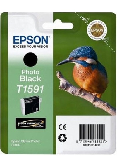 Epson T1591 Foto Siyah Kartuş