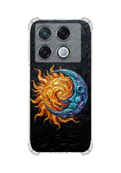 Printify Infinix Gt 20 Pro İle Uyumlu Şeffaf Silikon Kılıf Uv Baskılı Esnek Tpu Kapak Sıcak Ve Soğuk No4