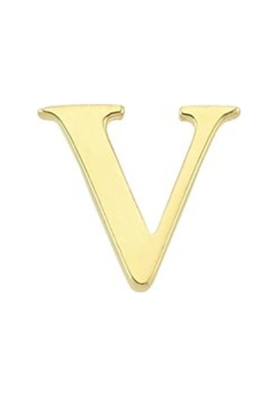 Goldkupe 14 Ayar Altın V Harf Küpe 0,44 Gr-1381