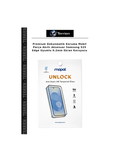 Premium Dokunmatik Koruma Mobil Parça Akıllı Aksesuar Samsung S25 Edge Uyumlu 0.2mm Ekran Koruyucu