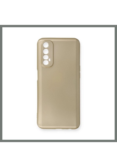 Mmb-trade Realme 7 Kılıf First Silikon - Gold Mmbz