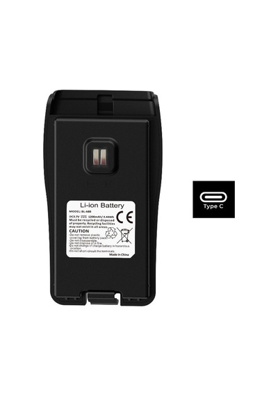 Bl-a88 Type-c Batarya 3.7v 1200mah Baofeng E88 Telsiz Bataryası, E88 Telsiz Pili.