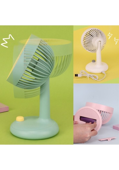 Glr Tech Ym88160 Ev-ofis-okul Mini Boy Fan - Yeşil