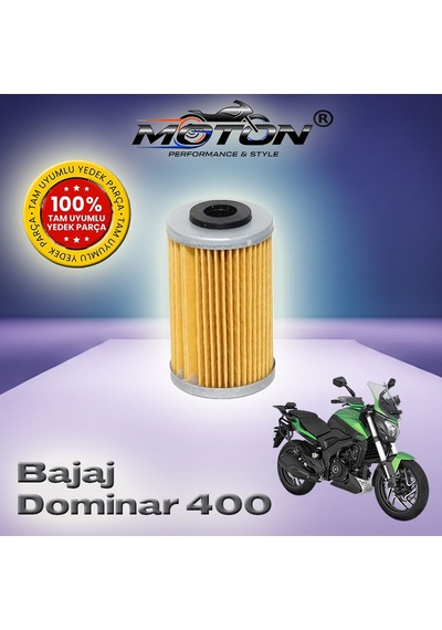 Bajaj Dominar 400 Uyumlu Yağ Filtresi - A Kalite