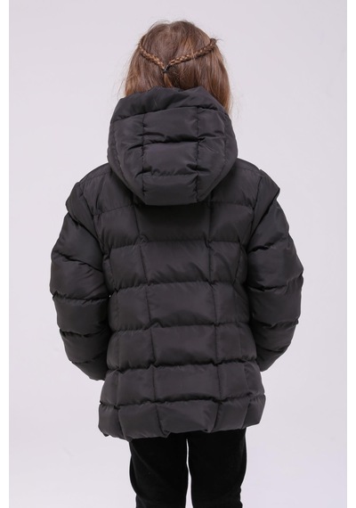 Kız Çocuk Mevsimlik Mont 51295 Siyah