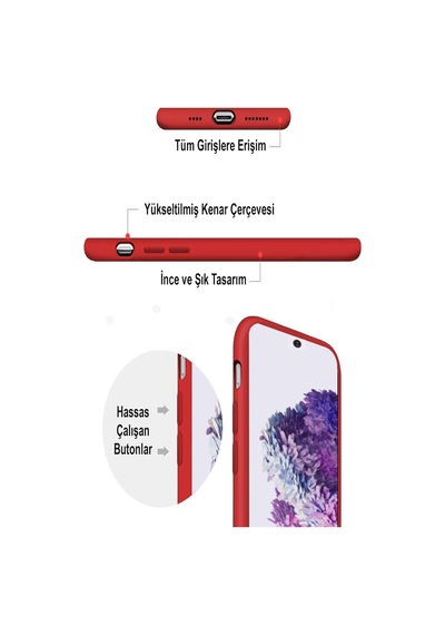 Kzy İletişim Samsung Galaxy A70 İle Uyumlu Kapak İle Uyumlu İçi Kadife Lansman Silikon Kılıf - Siyah