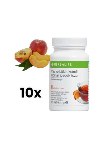 Şeftali Aromalı Bitkisel Çay 10 Adet