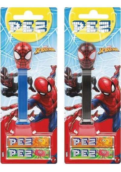 Marvel Spiderman Şeker Adam X 2 Avantaj Paket - Örümcek Adam Dispenser Şeker Oyuncağı
