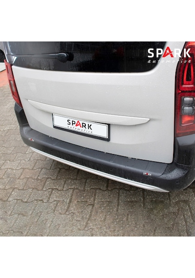 Citroen Berlingo 2019- Yılı Ve Sonrası Uyumlu Arka Tampon Eşiği Mat Siyah