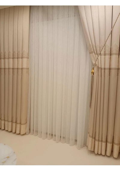 Lavinya Vizon V-115 Viyana 1/3 Sık Pile Fon Perde Apm Cok Renkli