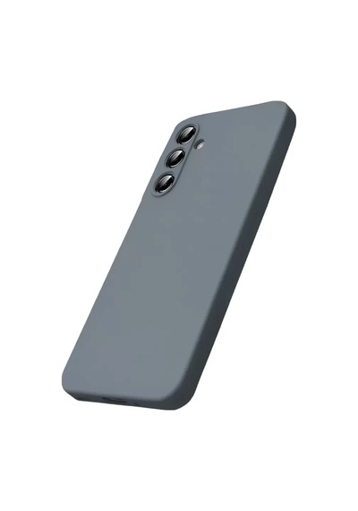 Newface Samsung Galaxy S25 Fe Kılıf Nano İçi Kadife Silikon - Gri