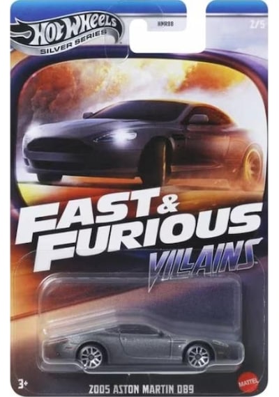 Hot Wheels Silver Series Fast & Furious Villains 5'li Set Hnr88 Renkli
