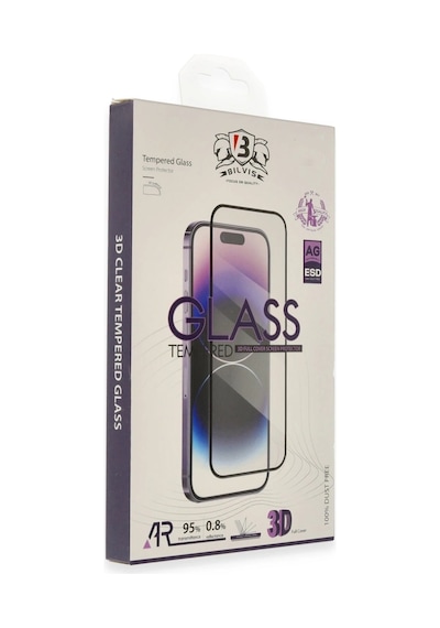 Apple iPhone Uyumlu 15 Pro Max Bilvis 3d Cam Ekran Koruyucu 38943795
