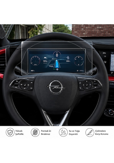 Opel Mokka Gs Line/elegance 12 İnç 9h Nano Gösterge Ekran Koruyucu Parlak 2021-2023