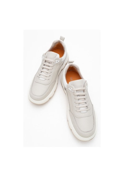 Dericlub Erkek Rahat Taban Comfort Casual Ayakkabı Gerçek Deri Fr 252290 Bej