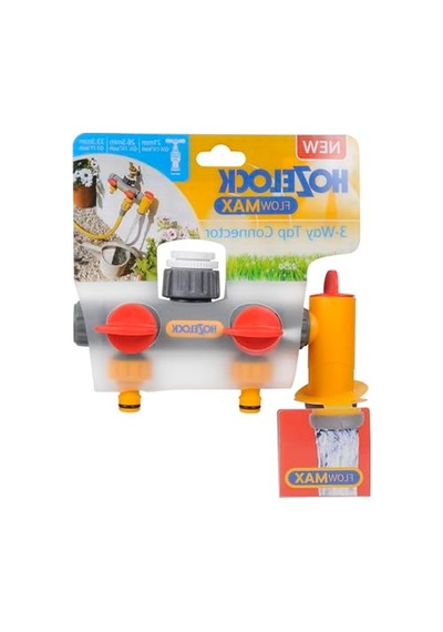 Çift Yönlü Vanalı Musluk Bağlantısı, 1/2" - 3/4" Uyumlu