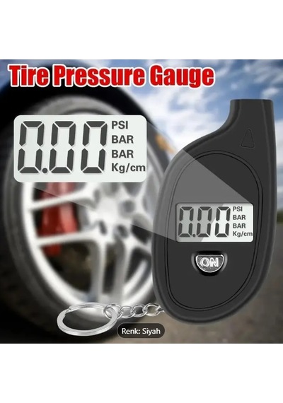 Lastik Basınç Ölçer & Anahtarlık Tire Pressure Gauge &key Chain