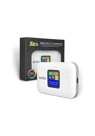 4g Mobil Sim Kartlı Wifi Router 150mbps 3000mah Taşınabilir Hotspot Modem Kayıtlı