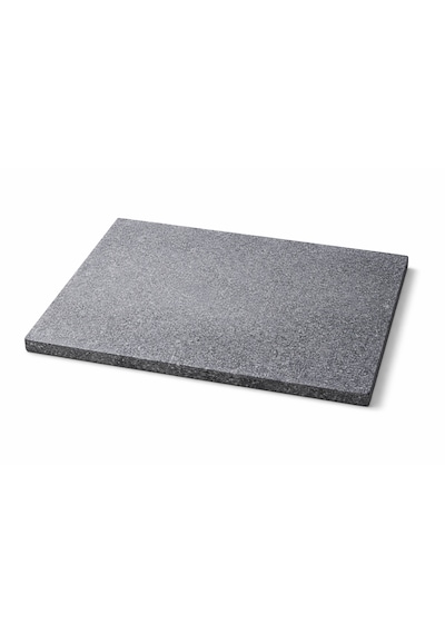 %100 Doğal Bazalt Steak Pişirme Taşı Mangal Taşı Fırın Taşı 30x40x2 Cm