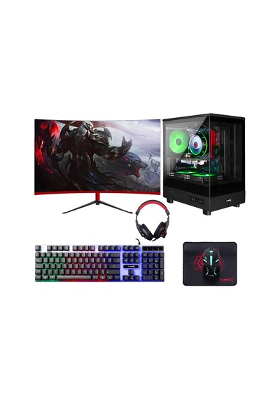 Turbox TX6001 i5-3470 16 GB 512 GB SSD 8 GB RX580 23.6" Free Dos Masaüstü Oyuncu Bilgisayarı