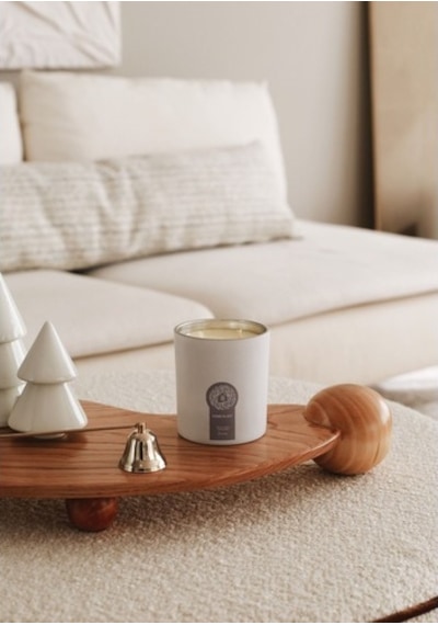 Kokulu Mum 250G Soya Home In Joy Beyaz-Silver Renk 8X9Cm Cam