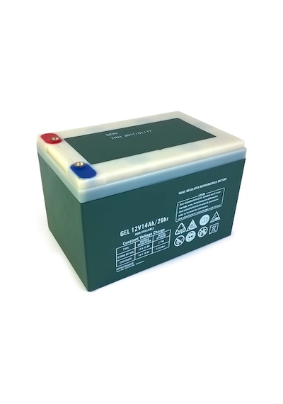 Elektrikli Bisiklet 12 Volt 14 Amper Yatık Akü