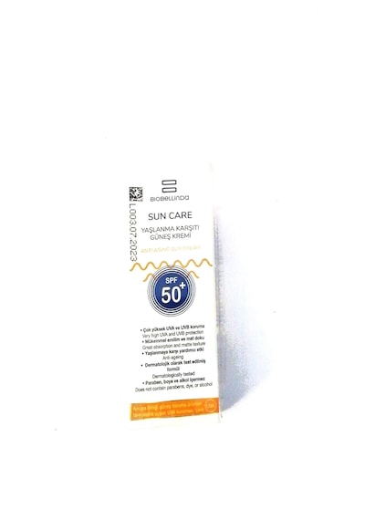 Biobellinda ve Leke Karşıtı Güneş Kremi SPF50+ 50 ML