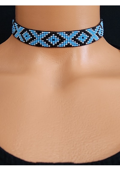 Harmel Jewelry Etnik Desen Dokuma Choker