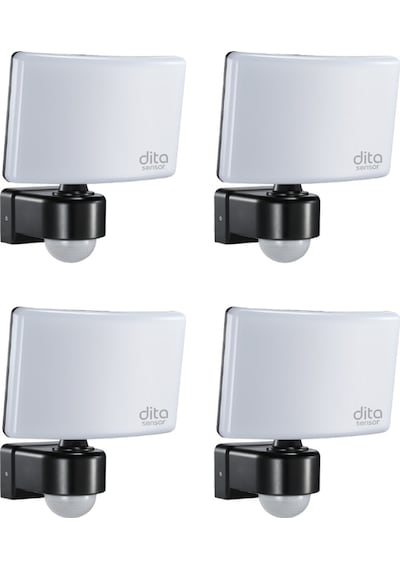 4 Adet Dita Pr130nw 30w 4000k Günışığı 2200 Lümen Sensörlü Led Projektör