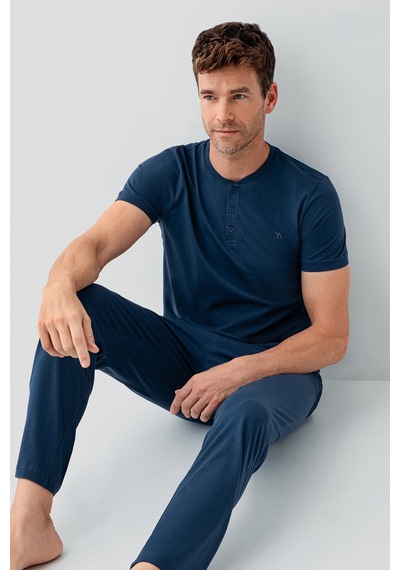 Arnetta Erkek Lacivert Pijama Takımı Ar3681-s-v1 Lacivert