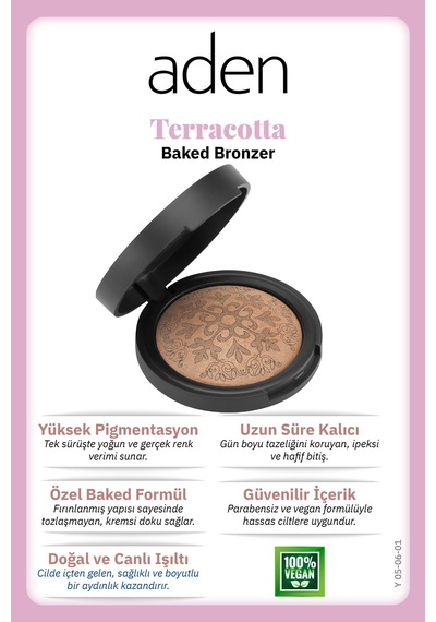 Aden Terracotta Bronzer - Terracotta Bronzlaştırıcı 0