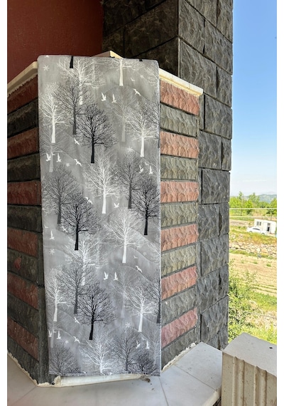 Çift Kişilik Çok Amaçlı Pike, Yazlık Pike, Desenli Pike, Yatak Örtüsü 195x220cm Gri