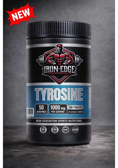 Iron Edge L-tyrosine Tirozin 500 Mg 100 Tablet Per Servıngs 1000 Mg 50 Servis