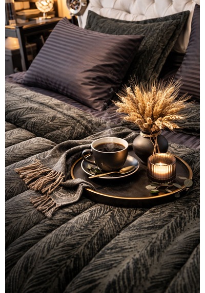 Goldroom Home Kadife Confort 3 Parça Çift Kişilik 230 240 Uyku Seti Krem