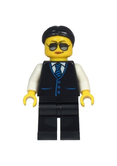 Lego Minifigür Limousine Driver Female Cty1212