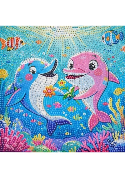 5d Elmas Taş İşleme Kiti Tablo 25x25 Cm - Diamond Painting Set - Dıy Kiti Mtx17353