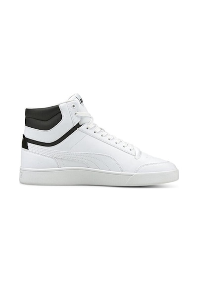 PUMA 38074801 SHUFFLE MID WHITE WHITE UNİSEX BASKET/SPOR AYAKKABI Beyaz