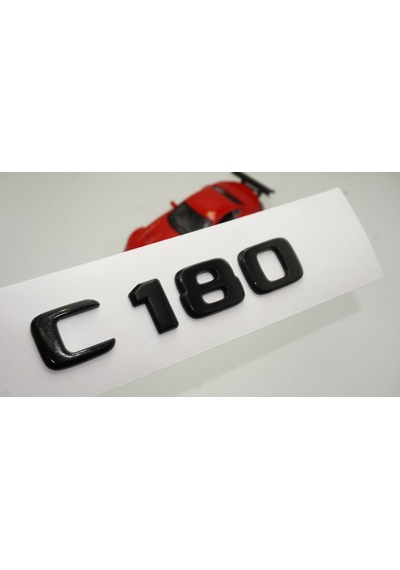 C 180 Bagaj Parlak Siyah ABS 3M 3D Yazı Logo