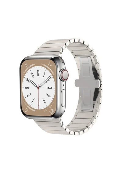 Apple Watch Uyumlu38mm Kr413 Fine Steel Kordon Saat Değildir - Yıldız Işığı