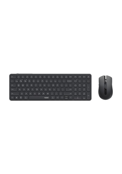 Rapoo 9350s Multi-mode Wireless Ve Bluetooth Bağlantılı, Dpı Ayarlı, Sessiz Türkçe Q Klavye Ve Mouse Seti Optik