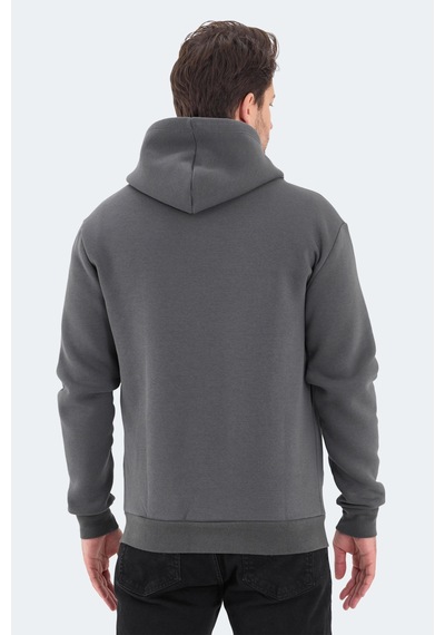 Slazenger Vonda 2 Li Set Erkek Sweatshırt Siyah - Koyu Gri