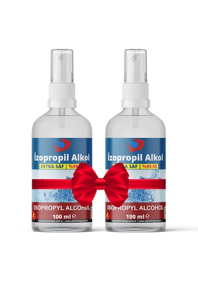 İzopropil Alkol İpa 2x100 Ml Sprey Başlıklı, Extra Saf %99.90