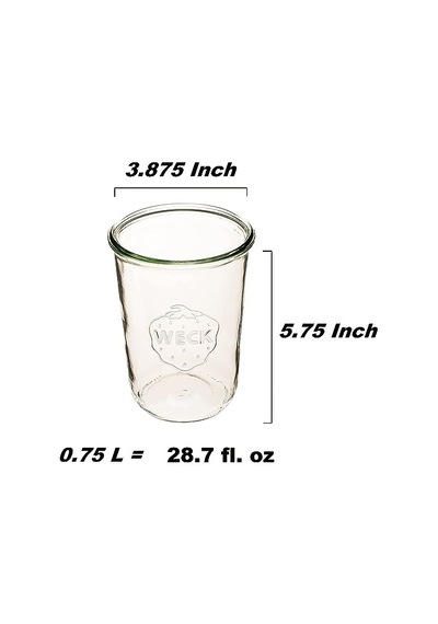 Parfait Super Cam Kavanoz 500 Ml 6 Adet Çok Renkli