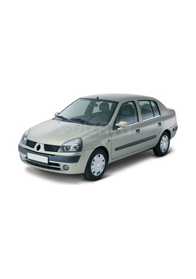 S-Dizayn  Renault Symbol Krom Cam Çıtası 4 Prç 1999-2006
