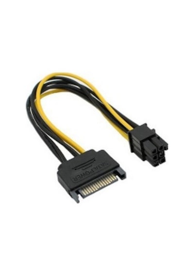 6 Pin Ekran Kartı Power Kablosu Sata 6 Pin Kablo