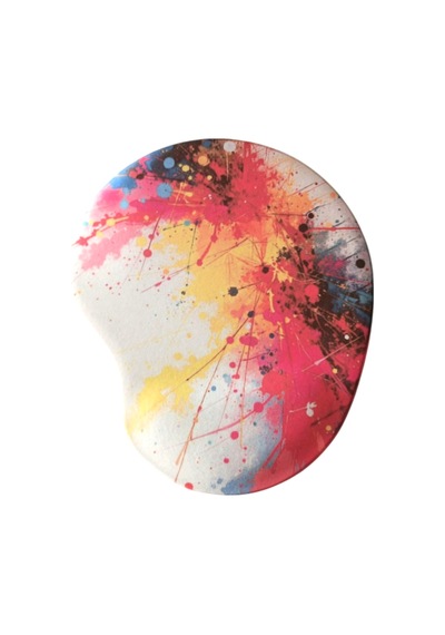 Karmaşa Desenli Bilek Destekli Mouse Pad+ Kablolu Mouse Bilgisayar Notebook Pc Windows Uyumlu Mause