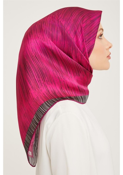 Armine Twill İpek Eşarp 23ka9005 01 - Turuncu